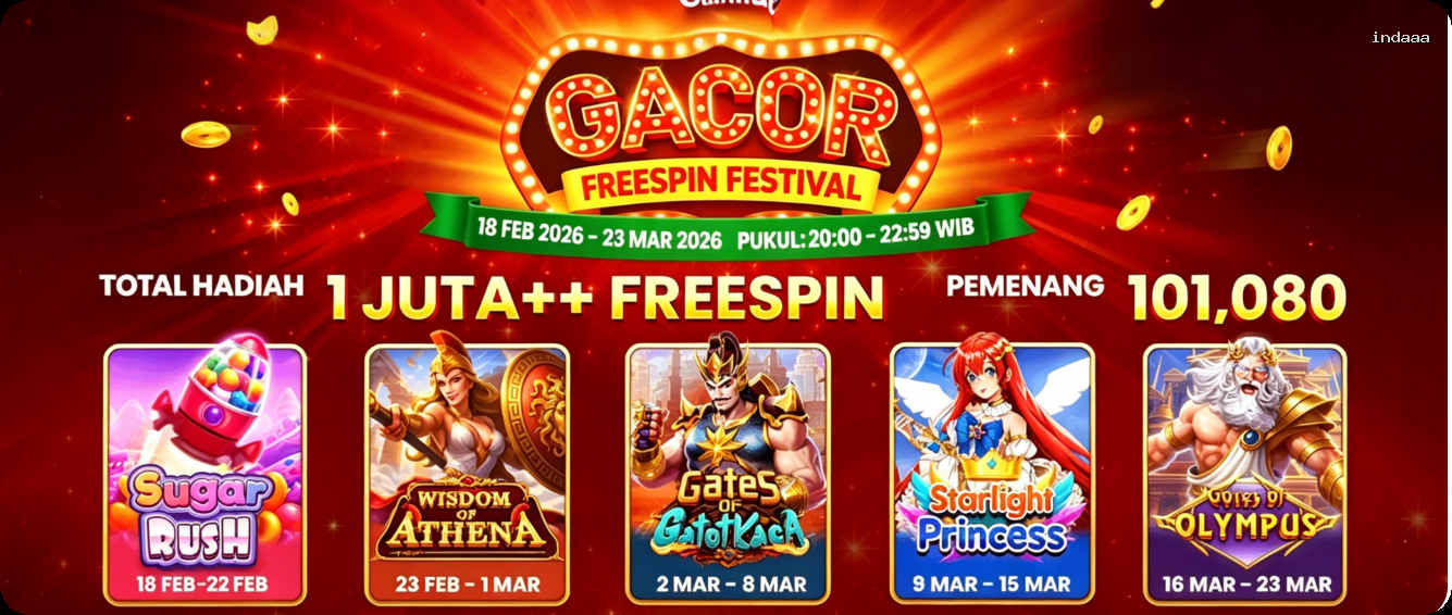 Login indaaa Sekarang Bonus Melimpah